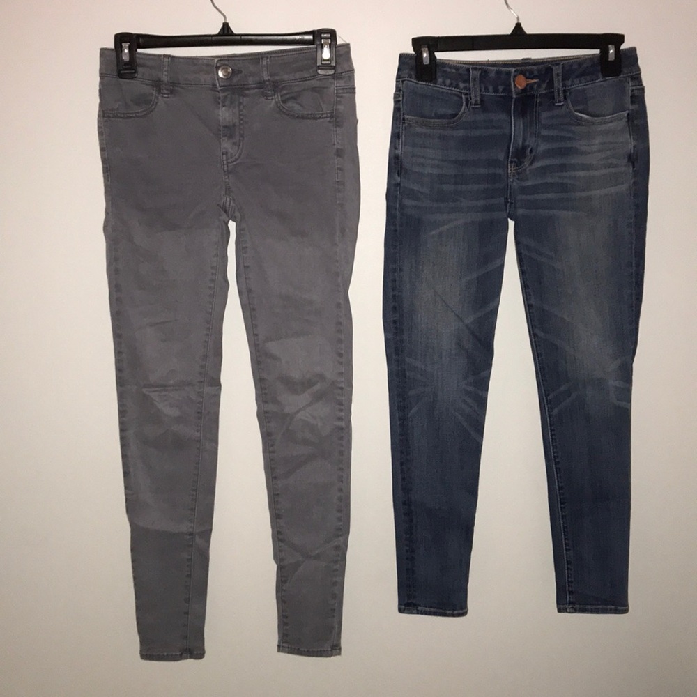 Two pairs of American Eagle Outfitters jeggings